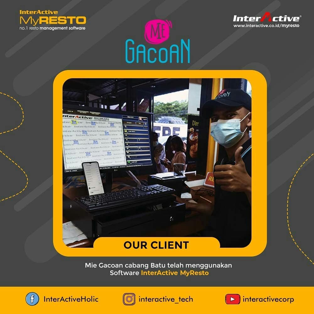 Klien InterActive MyResto Bisnis Mie Gacoan cabang Batu