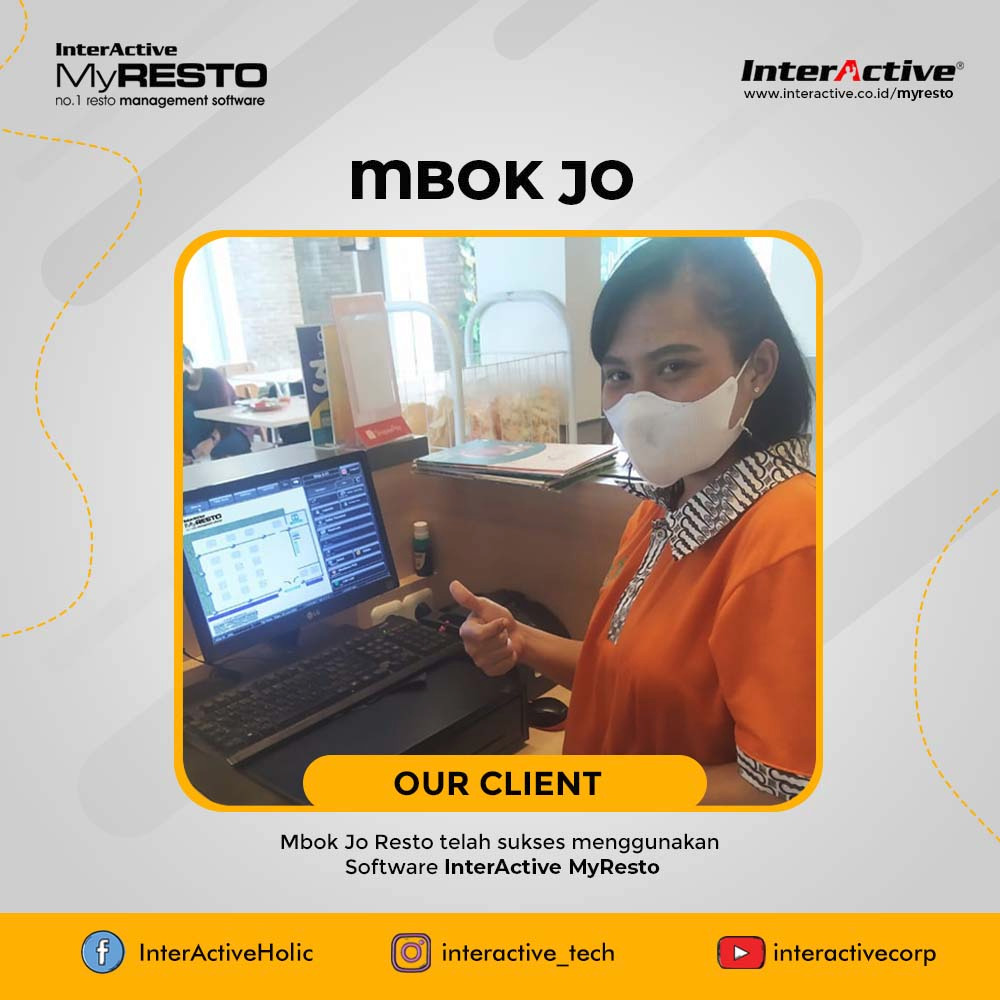 Klien InterActive MyResto Bisnis Mbok Jo