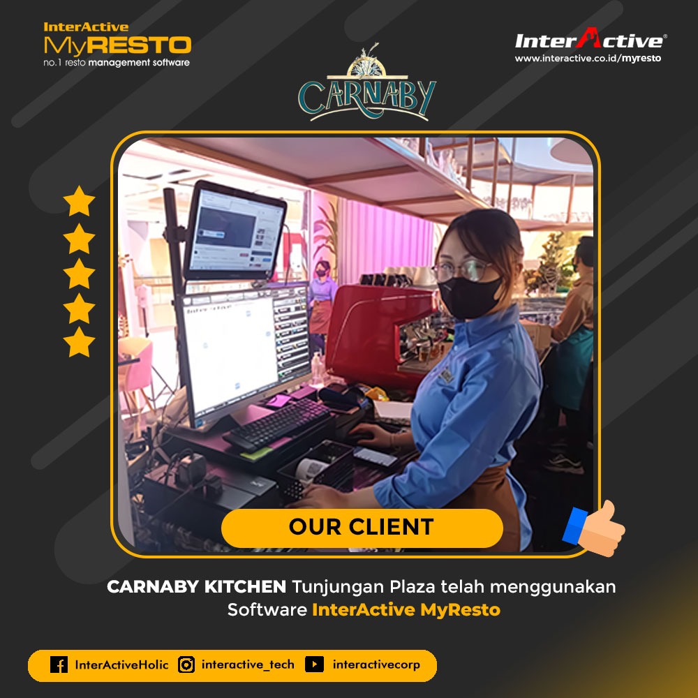 Klien InterActive MyResto Bisnis Carnaby Kitchen