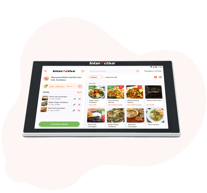 interactive myprofit type pos kasir online order